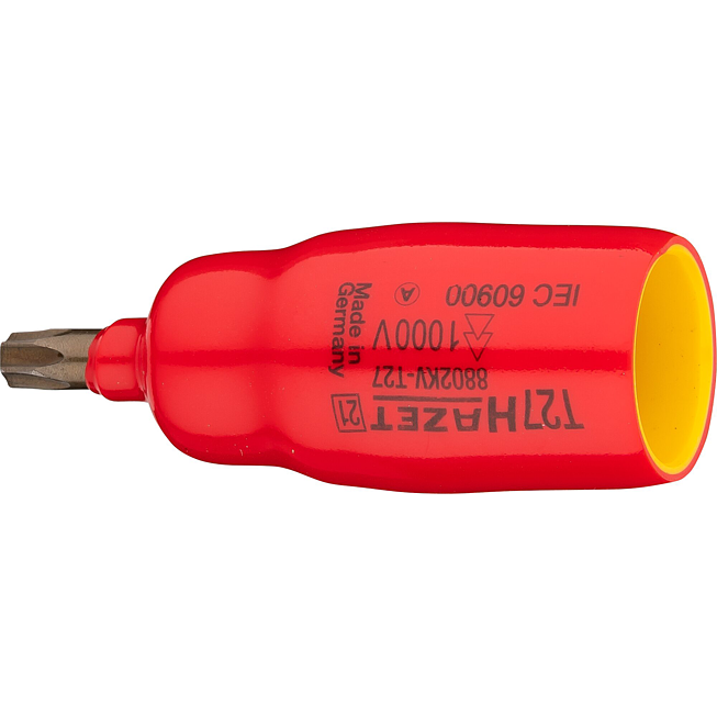 Uvnitř n&aacute;strčn&eacute;ho kl&iacute;če HAZET 3/8 "TORX&reg; &scaron;roubov&aacute;k