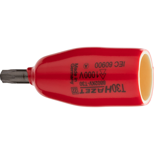 Uvnitř n&aacute;strčn&eacute;ho kl&iacute;če HAZET 3/8 "TORX&reg; &scaron;roubov&aacute;k