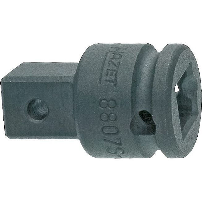 HAZET Roz&scaron;iřovac&iacute; kus 8807S-1 ∙ 3/8 palce (10 mm) čtyřhran dut&yacute; ∙ 1/2 palce (12,5 mm) čtyřhran masivn&iacute; ∙ 22 mm