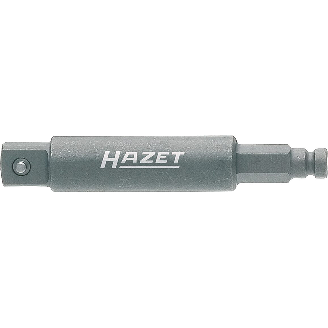 HAZET Adaptér pro rázový a strojní utahovák 8808S-1 ∙ 5/16 palce (8 mm) šestihran masivní ∙ 3/8 palce (10 mm) čtyřhran masivní ∙ Délka: 75 mm