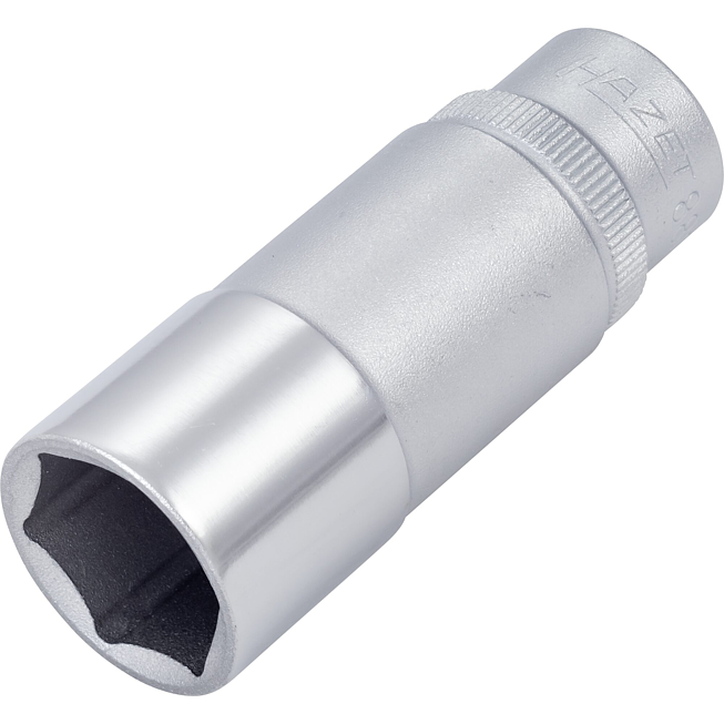 HAZET Nástrčná hlavice 880LG-17 ∙ 3/8 palce (10 mm) čtyřhran dutý ∙ Trakční profil vnější šestihran ∙ Velikost 17 mm