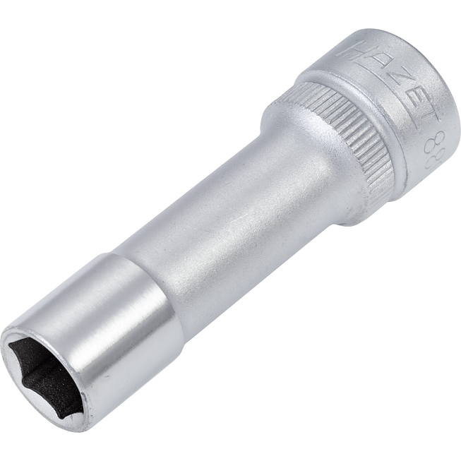 HAZET Nástrčná hlavice 880LG-9 ∙ 3/8 palce (10 mm) čtyřhran dutý ∙ Trakční profil vnější šestihran ∙ Velikost 9 mm