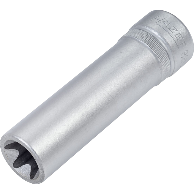 HAZET Nástrčná hlavice 880LG-E14 ∙ 3/8 palce (10 mm) čtyřhran dutý ∙ Vnější profil TORX® ∙ Velikost E14