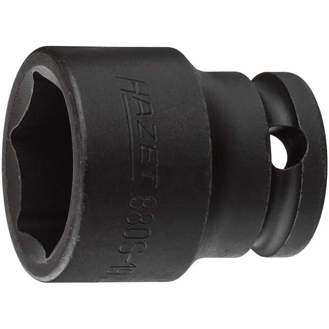 HAZET N&aacute;strčn&aacute; hlavice pro r&aacute;zov&yacute; a strojov&yacute; utahov&aacute;k 880S-19 ∙ 3/8 palce (10 mm) čtyřhran dut&yacute; ∙ Trakčn&iacute; profil vněj&scaron;&iacute; &scaron;estihran ∙ Velikost 19 mm
