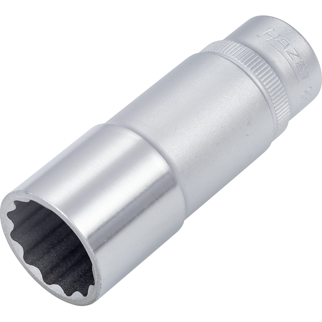 HAZET N&aacute;strčn&aacute; hlavice 880TZ-18 ∙ 3/8 palce (10 mm) čtyřhran dut&yacute; ∙ Vněj&scaron;&iacute; dvojit&yacute; &scaron;estihran trakčn&iacute; profil ∙ Velikost 18 mm