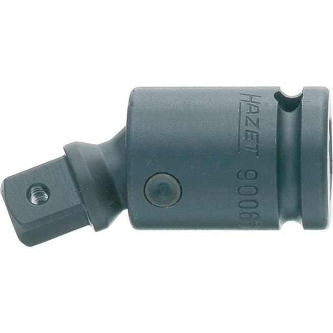 HAZET Kloubový díl pro rázový a strojní utahovák 9006S ∙ 1/2 palce (12,5 mm) čtyřhran dutý ∙ 1/2 palce (12,5 mm) čtyřhran masivní ∙ Délka: 69 mm