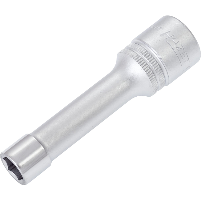 HAZET Nástrčná hlavice 900LG-10 ∙ 1/2 palce (12,5 mm) čtyřhran dutý ∙ Trakční profil vnější šestihran ∙ Velikost 10 mm