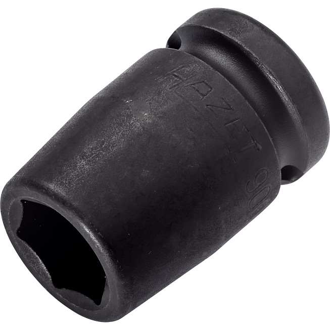 HAZET Nástrčná hlavice pro rázový a strojový utahovák 900S-14 ∙ 1/2 palce (12,5 mm) čtyřhran dutý ∙ Trakční profil vnější šestihran ∙ Velikost 14 mm