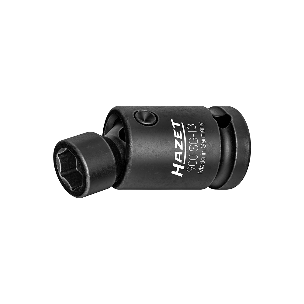 HAZET Kloubová nástrčná hlavice pro rázový a strojový utahovák 900SG-13 ∙ 1/2 palce (12,5 mm) čtyřhran dutý ∙ Trakční profil vnější šestihran ∙ Velikost 13 mm