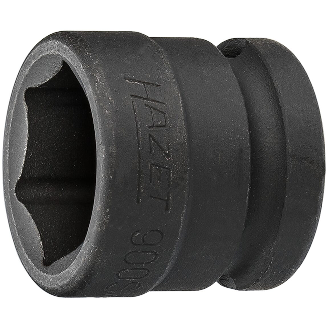 HAZET Nástrčná hlavice pro rázový a strojový utahovák 900SK-21 ∙ 1/2 palce (12,5 mm) čtyřhran dutý ∙ Trakční profil vnější šestihran ∙ Velikost 21 mm
