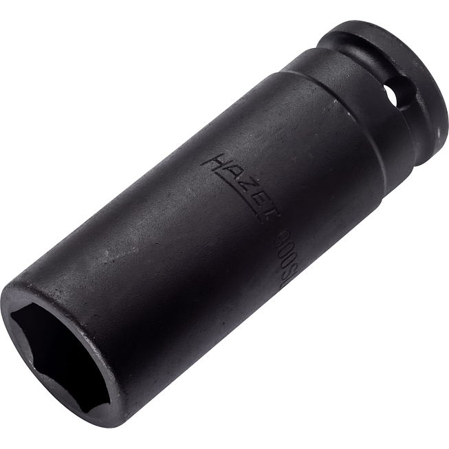 HAZET Nástrčná hlavice pro rázový a strojový utahovák 900SLG-21 ∙ 1/2 palce (12,5 mm) čtyřhran dutý ∙ Trakční profil vnější šestihran ∙ Velikost 21 mm
