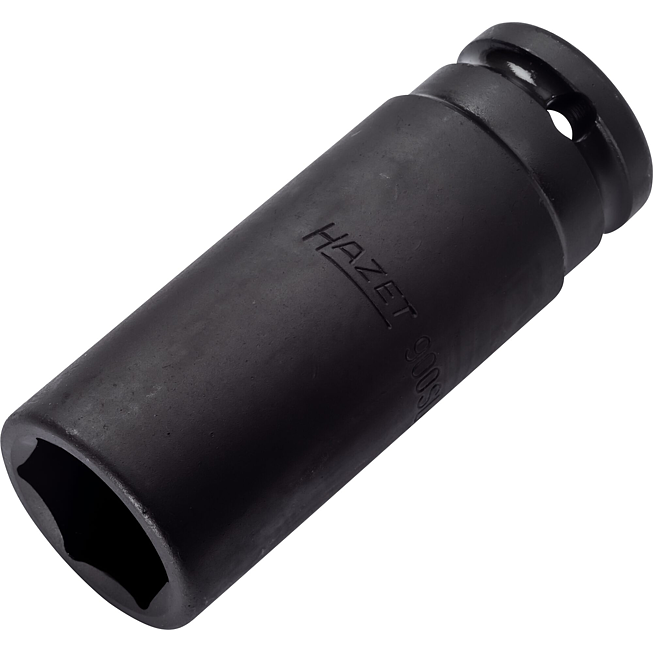 HAZET Nástrčná hlavice pro rázový a strojový utahovák 900SLG-22 ∙ 1/2 palce (12,5 mm) čtyřhran dutý ∙ Trakční profil vnější šestihran ∙ Velikost 22 mm