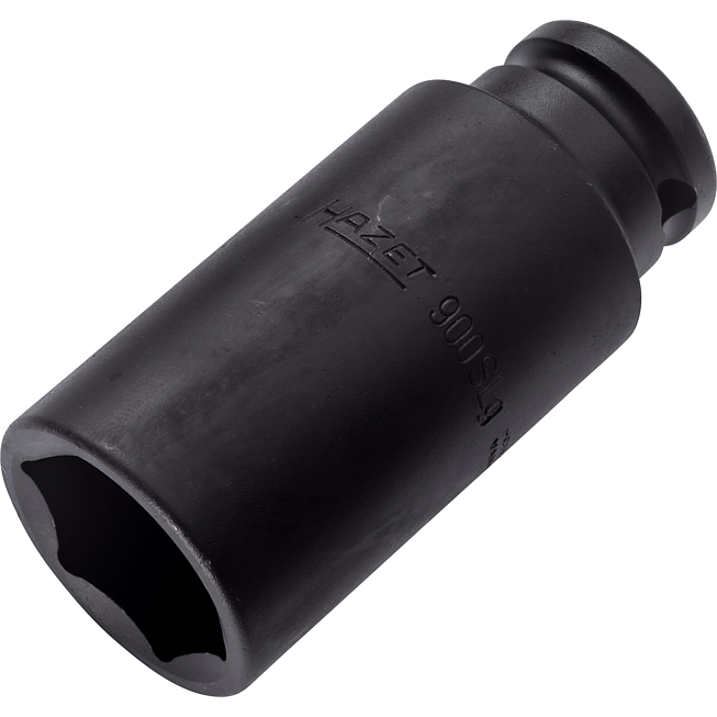 HAZET Nástrčná hlavice pro rázový a strojový utahovák 900SLG-27 ∙ 1/2 palce (12,5 mm) čtyřhran dutý ∙ Trakční profil vnější šestihran ∙ Velikost 27 mm