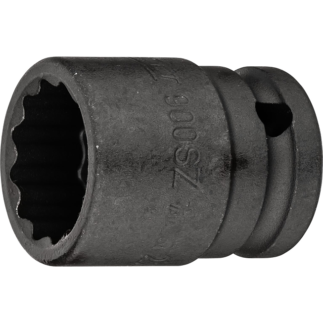 HAZET Nástrčná hlavice pro rázový a strojový utahovák 900SZ-22 ∙ 1/2 palce (12,5 mm) čtyřhran dutý ∙ Vnější dvojitý šestihran trakční profil ∙ Velikost 22 mm