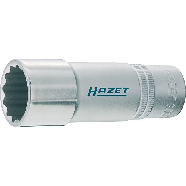 HAZET Nástrčná hlavice 900TZ-20.8-13/16 ∙ 1/2 palce (12,5 mm) čtyřhran dutý ∙ Vnější dvojitý šestihran trakční profil ∙ Velikost 20,8 mm ∙ 13/16″