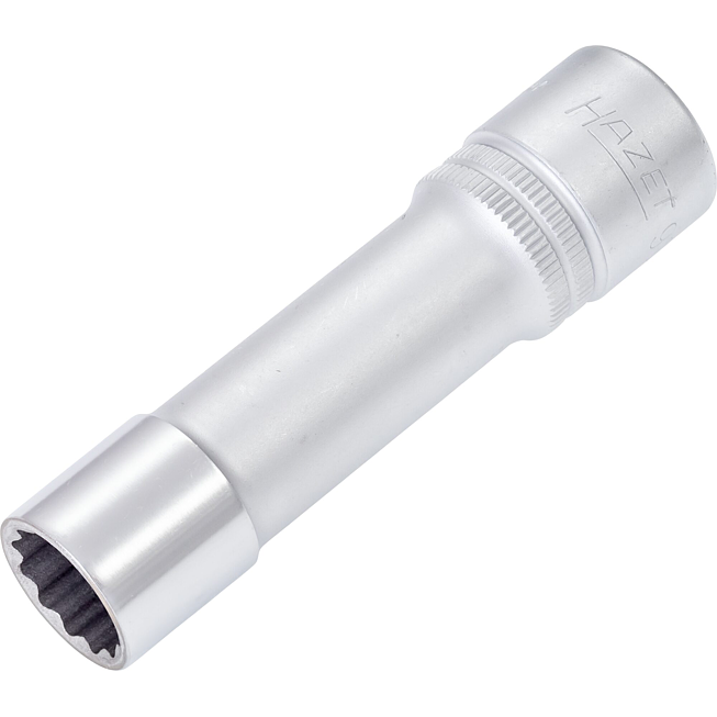 HAZET N&aacute;strčn&aacute; hlavice 900TZ-14 ∙ 1/2 palce (12,5 mm) čtyřhran dut&yacute; ∙ Vněj&scaron;&iacute; dvojit&yacute; &scaron;estihran trakčn&iacute; profil ∙ Velikost 14 mm