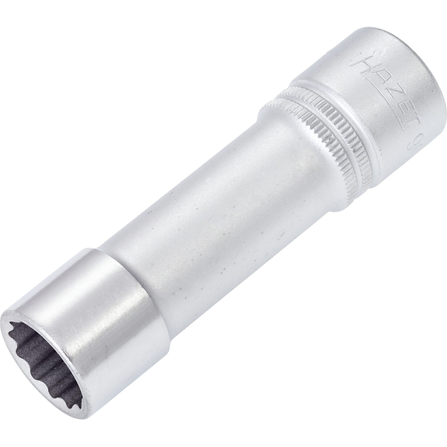HAZET Nástrčná hlavice 900TZ-16 ∙ 1/2 palce (12,5 mm) čtyřhran dutý ∙ Vnější dvojitý šestihran trakční profil ∙ Velikost 16 mm