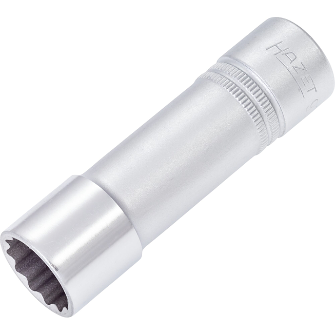 HAZET Nástrčná hlavice 900TZ-18 ∙ 1/2 palce (12,5 mm) čtyřhran dutý ∙ Vnější dvojitý šestihran trakční profil ∙ Velikost 18 mm