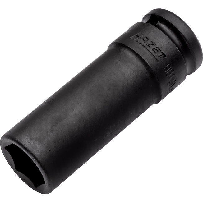HAZET Nástrčná hlavice pro rázový a strojový utahovák 901SLG-19 ∙ 1/2 palce (12,5 mm) čtyřhran dutý ∙ Trakční profil vnější šestihran ∙ Velikost 19 mm