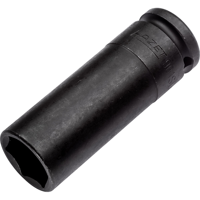 HAZET Nástrčná hlavice pro rázový a strojový utahovák 901SLG-21 ∙ 1/2 palce (12,5 mm) čtyřhran dutý ∙ Trakční profil vnější šestihran ∙ Velikost 21 mm
