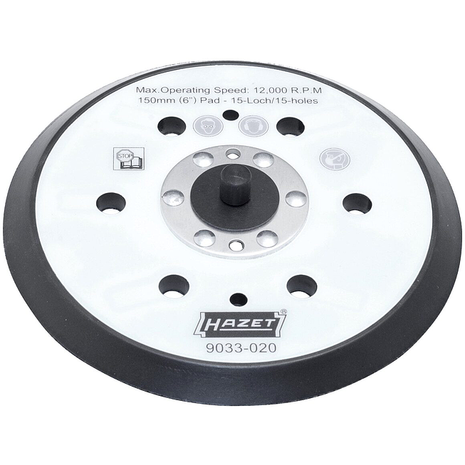 HAZET Brusný talíř s 15 otvory ∙ ⌀ 150 mm 9033-020