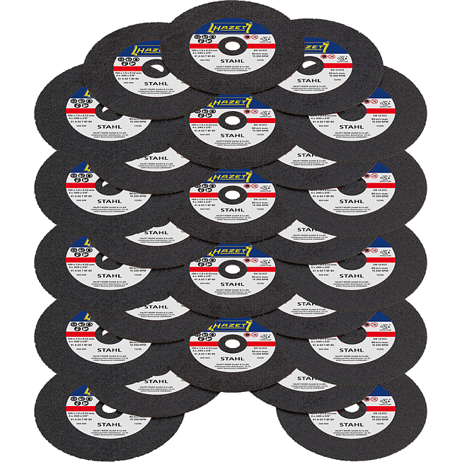 HAZET Sada rozbrušovacích kotoučů 9033P-08/25 ∙ 25-dílný