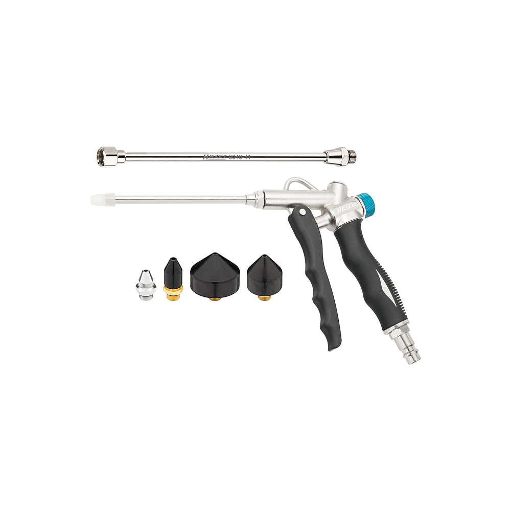 HAZET Sada 2cestné ofukovací pistole s kužely 9040-4/6 ∙ 6-dílný