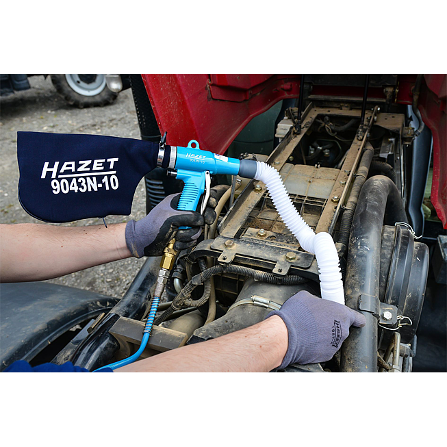 HAZET Sac&iacute; a ofukovac&iacute; pistole ∙ přep&iacute;nateln&aacute; 9043N-10 ∙ D&eacute;lka: 148 mm