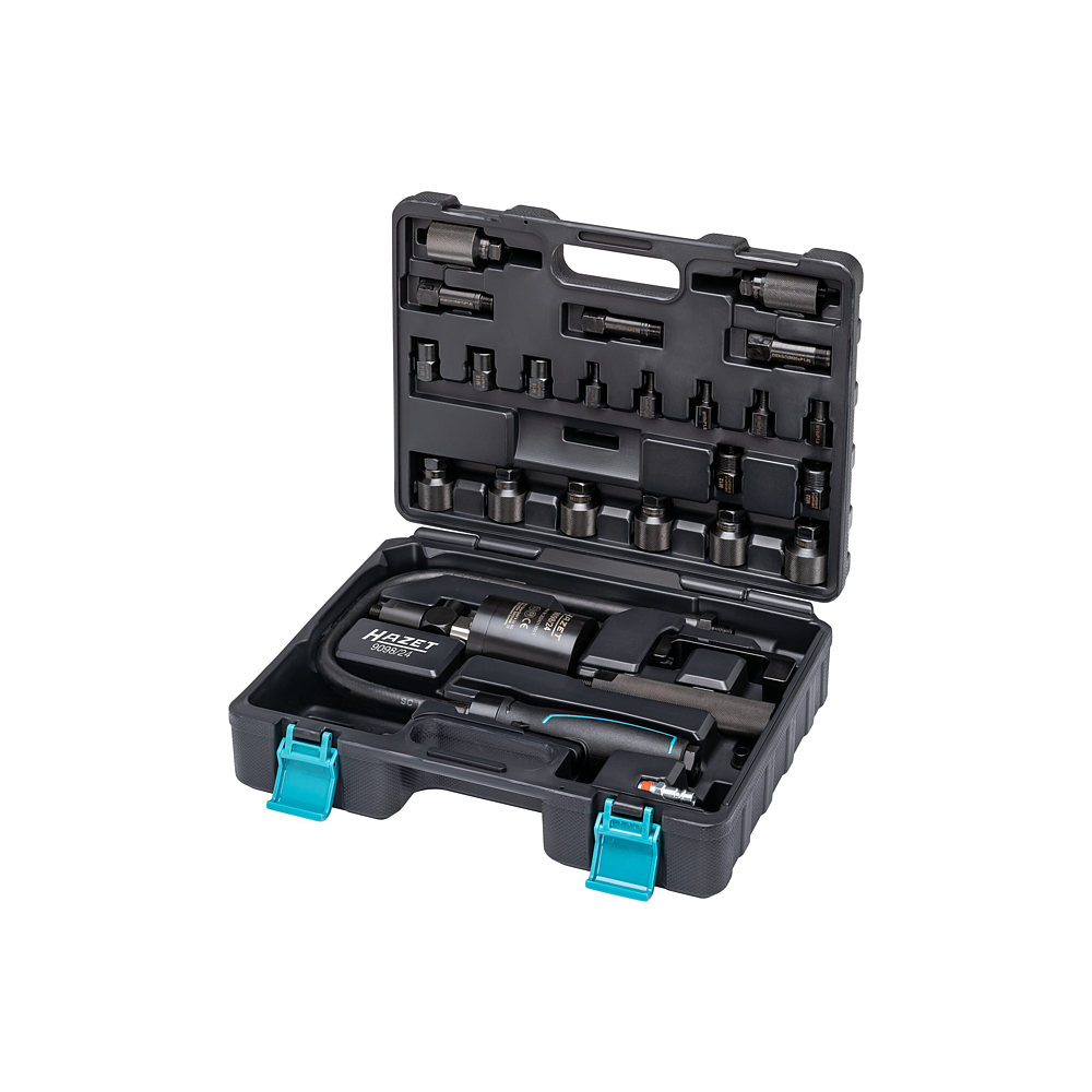 HAZET Rázový stahovák injektorů ∙ stlačený vzduch 9098/24 ∙ 24-dílný