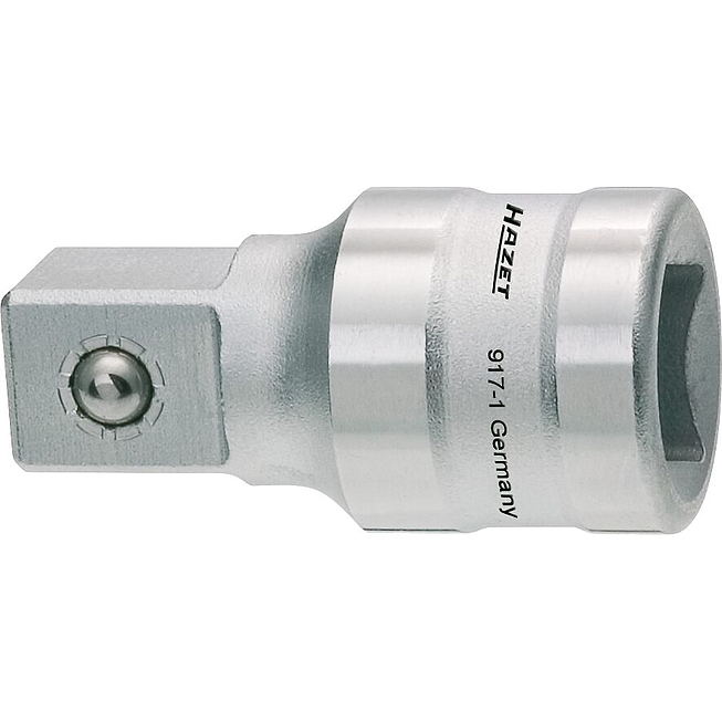 HAZET Prodloužení 917-1 ∙ 1/2 palce (12,5 mm) čtyřhran dutý ∙ 1/2 palce (12,5 mm) čtyřhran masivní ∙ Délka: 45 mm