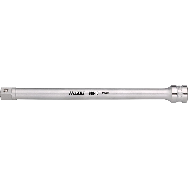 HAZET Prodloužení 918-10 ∙ 1/2 palce (12,5 mm) čtyřhran dutý ∙ 1/2 palce (12,5 mm) čtyřhran masivní ∙ Délka: 248 mm