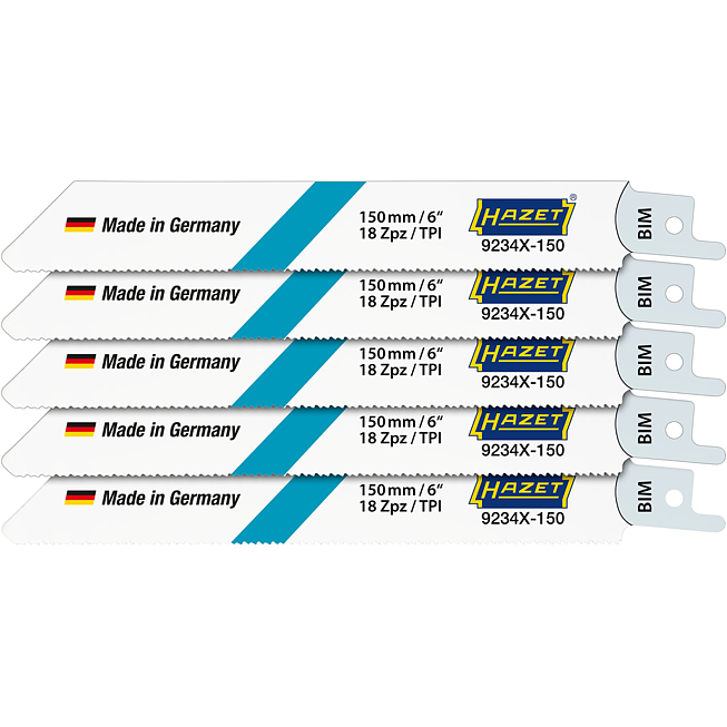 HAZET Sada pilových listů 9234X-150/5 ∙ 5-dílný