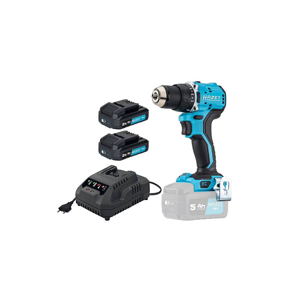 HAZET Aku vrtačka 9530-1/4 ∙ 4-dílný