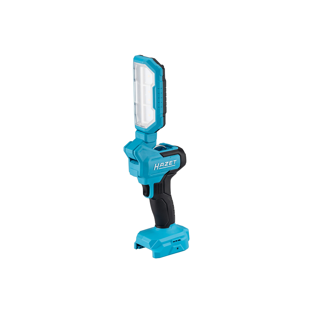 HAZET Aku pracovní světlo ∙ 1000 lumenů ∙ 18 voltů ∙ základní přístroj 9579-10 ∙ d x š x v: 150 mm x 80 mm x 210 mm