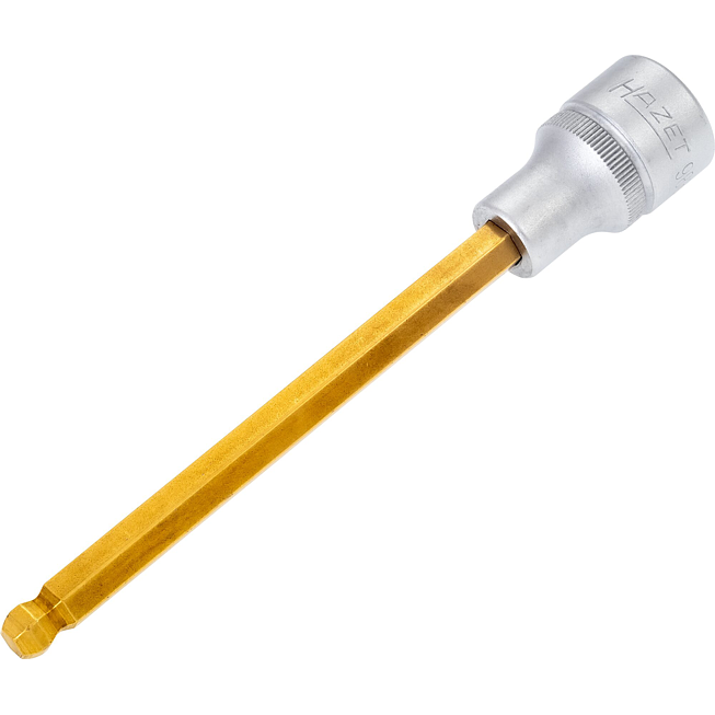 HAZET Nástrčná hlavice 986KK-8 ∙ 1/2 palce (12,5 mm) čtyřhran dutý ∙ Profil vnitřní šestihran ∙ Velikost 8 mm