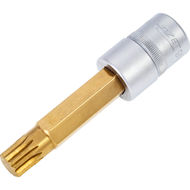 HAZET N&aacute;strčn&aacute; hlavice 990LG-14 ∙ 1/2 palce (12,5 mm) čtyřhran dut&yacute; ∙ Vnitřn&iacute; ozuben&yacute; profil XZN ∙ Velikost M14