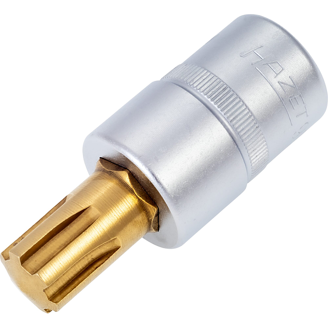 HAZET Nástrčná hlavice 991-14 ∙ 1/2 palce (12,5 mm) čtyřhran dutý ∙ Vnitřní drážkový profil Ribe-CV ∙ Velikost M14