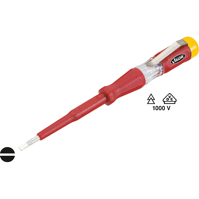 VIGOR Zkou&scaron;ečka napět&iacute; ∙ V1138 ∙ Ploch&yacute; profil ∙ Velikost 0,5 x 3 mm
