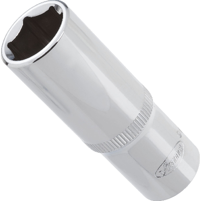 VIGOR N&aacute;strčn&aacute; hlavice ∙ dlouh&aacute; ∙ V2017N ∙ 3/8 palce (10 mm) čtyřhran dut&yacute; ∙ Vněj&scaron;&iacute; profil &scaron;estihran ∙ Velikost 9 mm