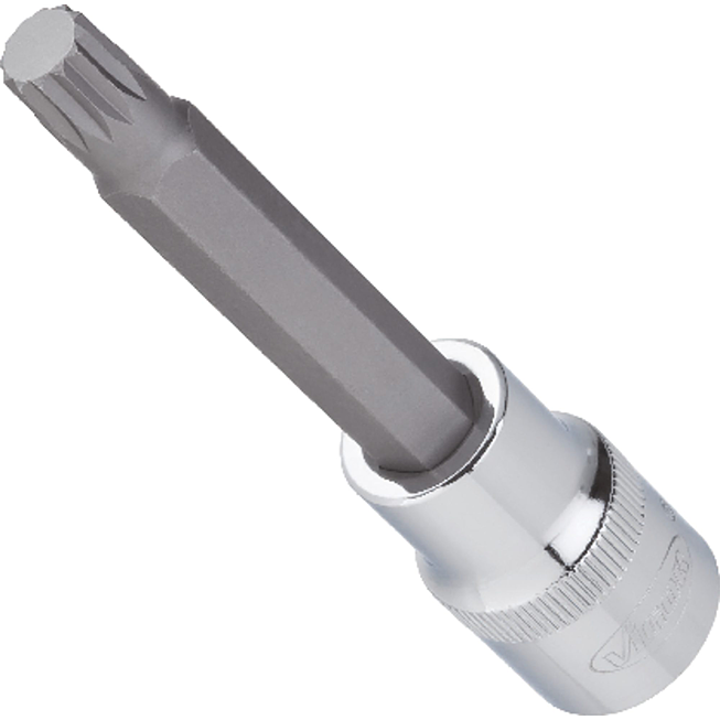 VIGOR N&aacute;strčn&aacute; hlavice ∙ V2059 ∙ 1/2 palce (12,5 mm) čtyřhran dut&yacute; ∙ Vnitřn&iacute; ozuben&yacute; profil XZN ∙ Velikost M10