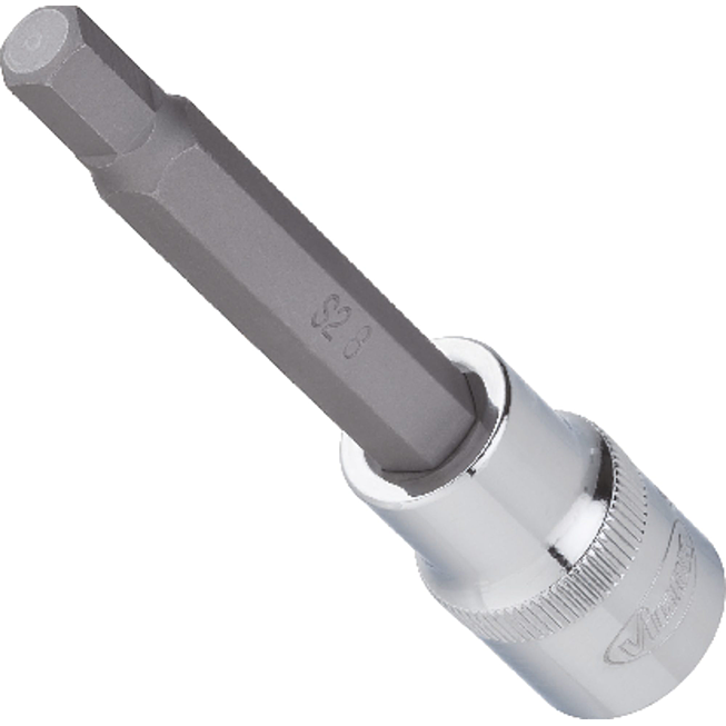 VIGOR N&aacute;strčn&aacute; hlavice ∙ V2073 ∙ 1/2 palce (12,5 mm) čtyřhran dut&yacute; ∙ Profil s vnitřn&iacute;m &scaron;estihranem ∙ Velikost 6 mm