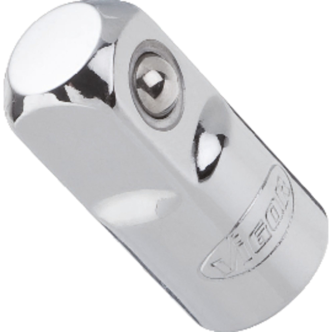 VIGOR Adapt&eacute;r ∙ V2108 ∙ 3/8 palce (10 mm) čtyřhran dut&yacute; ∙ 1/2 palce (12,5 mm) čtyřhran masivn&iacute; ∙ 36 mm