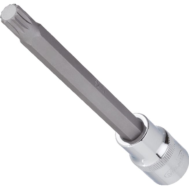 VIGOR N&aacute;strčn&aacute; hlavice ∙ V2129 ∙ 1/2 palce (12,5 mm) čtyřhran dut&yacute; ∙ Vnitřn&iacute; ozuben&yacute; profil XZN ∙ Velikost M12