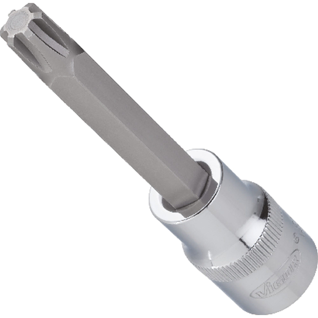 VIGOR N&aacute;strčn&aacute; hlavice ∙ V2211 ∙ 1/2 palce (12,5 mm) čtyřhran dut&yacute; ∙ Vnitřn&iacute; dr&aacute;žkov&yacute; profil Ribe-CV ∙ Velikost M5