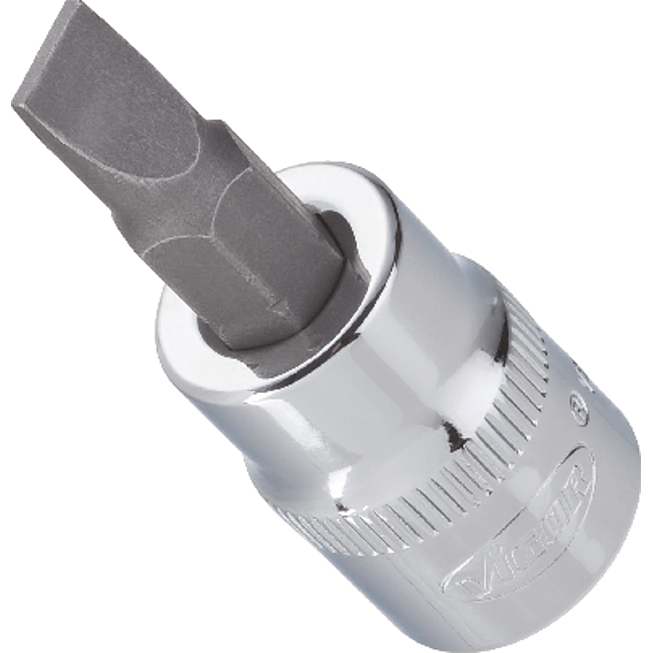 VIGOR N&aacute;strčn&aacute; hlavice ∙ V2286N ∙ 3/8 palce (10 mm) čtyřhran dut&yacute; ∙ Ploch&yacute; profil ∙ Velikost 1,2 x 8 mm