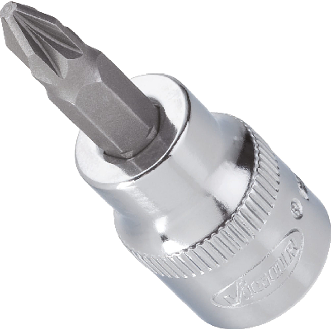 VIGOR N&aacute;strčn&aacute; hlavice ∙ V2290N ∙ 3/8 palce (10 mm) čtyřhran dut&yacute; ∙ Profil Pozidriv PZ ∙ Velikost PZ2