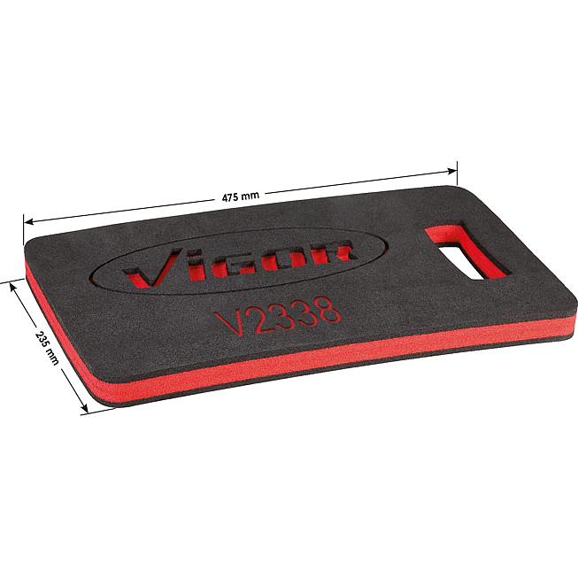 VIGOR Podložka pod kolena ∙ V2338 ∙ d x &scaron; x v: 475 mm x 235 mm x 26 mm