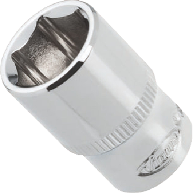 VIGOR N&aacute;strčn&aacute; hlavice ∙ V2421N ∙ 1/4 palce (6,3 mm) čtyřhran dut&yacute; ∙ Vněj&scaron;&iacute; profil &scaron;estihran ∙ Velikost 9 mm