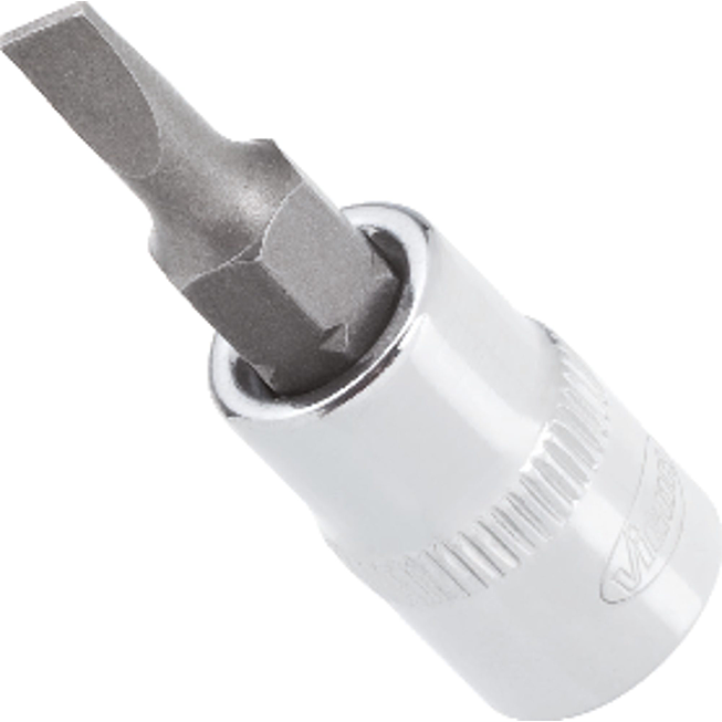 VIGOR N&aacute;strčn&aacute; hlavice ∙ V2597N ∙ 1/4 palce (6,3 mm) čtyřhran dut&yacute; ∙ Ploch&yacute; profil ∙ Velikost 1,2 x 6,5 mm
