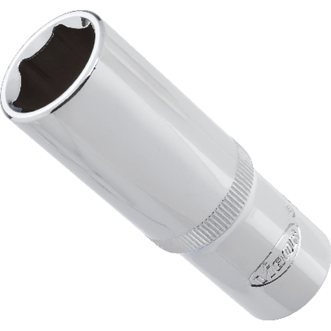 VIGOR N&aacute;strčn&aacute; hlavice ∙ dlouh&aacute; ∙ V2580N ∙ 1/2 palce (12,5 mm) čtyřhran dut&yacute; ∙ Vněj&scaron;&iacute; profil &scaron;estihran ∙ Velikost 11 mm